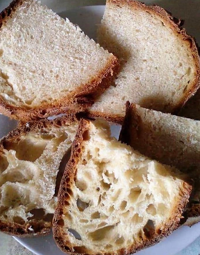 Receta pan en horno de leña