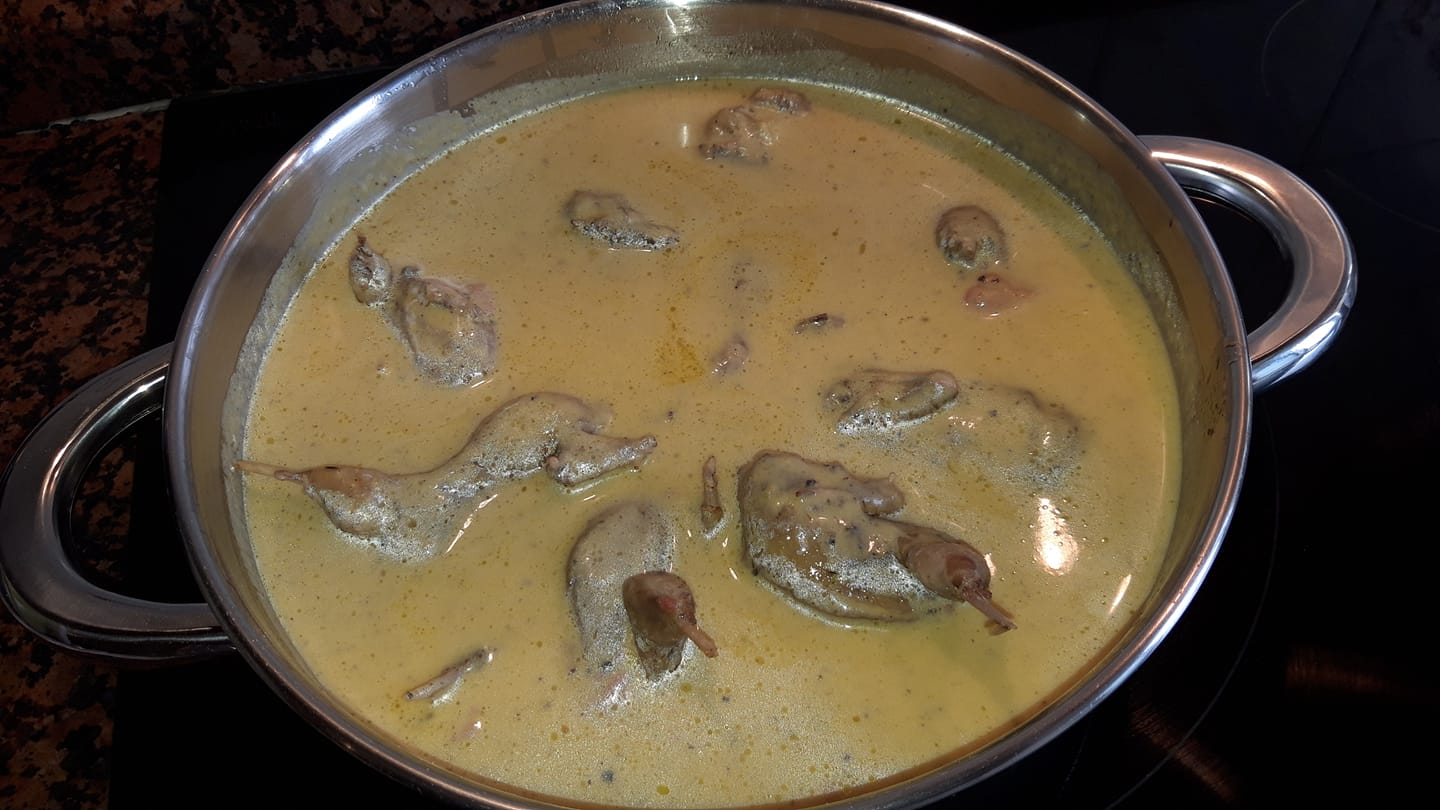 Codornices rellenas de paté y en escabeche - Manuel Esnal Moreno